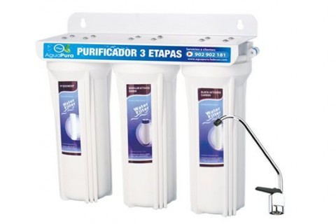 filtro de agua tres etapas
