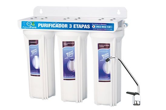 Purificador de agua tres etapas